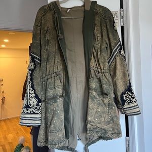 We the free embellished military jacket
